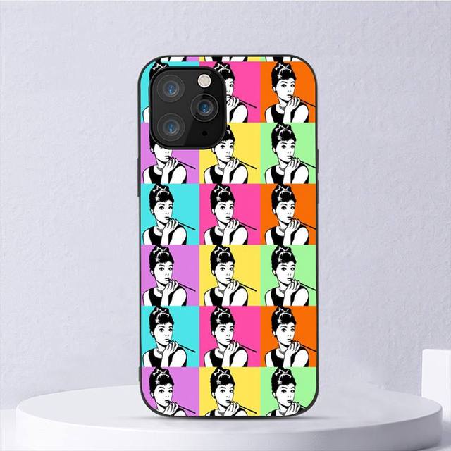 Стильный чехол для телефона Одри Хепберн для Iphone 11 12 Mini 13 14 Pro Xs Max X 8 7 6s Plus 5 Se Xr Shell