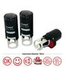 Trodat 4612 Self-Inking QC Inspection Stamp with Smiley Face
