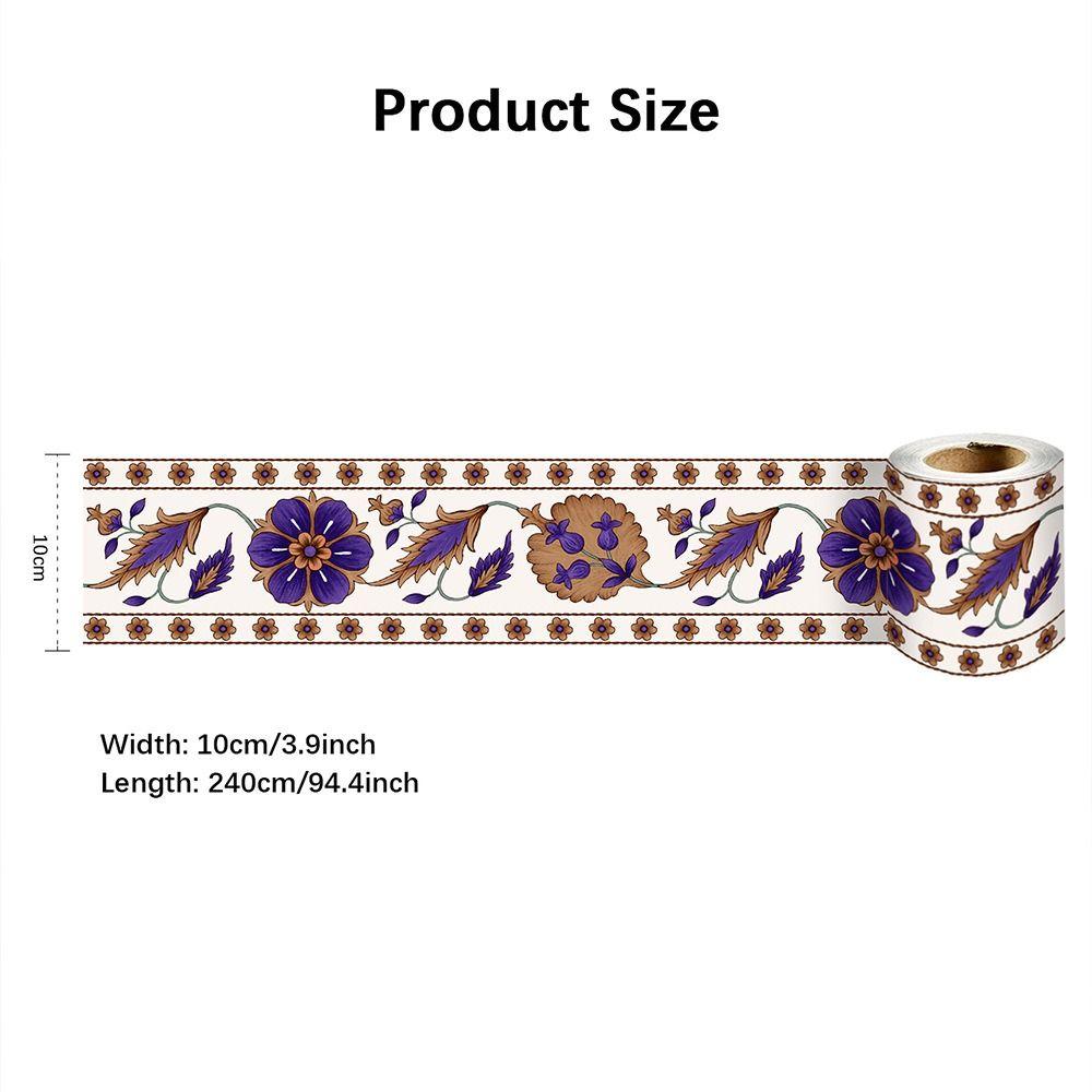 Самоклеящаяся линия талии Водонепроницаемые обои-плинтус Художественная наклейка Декор Бордюры Отделочная линия Ванная комната