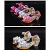 New Princess Shoes Kids Shoes Girls High Heels Dress Shoes Flower Butterfly Sandals Bowknot Crystal Princess Queen Cosplay Party Girl Dance Shoes