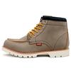 Edwin Waterproof Work Short Moccasin Boots with Moc PU EDM8700 Size Men's Boots, Toe, Leather, Non-Slip, Color Beige, 26.0cm