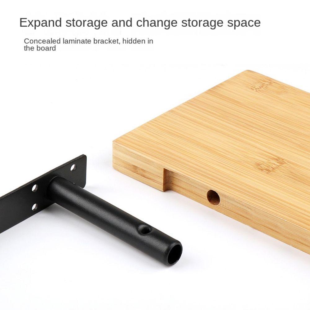 Тяжелая поддержка Скрытый кронштейн для полки Сверхпрочные несущие стержни Опорные кронштейны Невидимая двойная Т-образная плавающая настенная полка