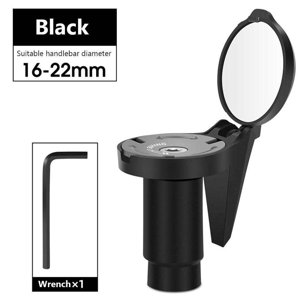 Kolip Bicycle Rear View Mirror 360 Angle Adjustable Portable Lightweight Impact-resistant Bicycle Mirror For Handlebars