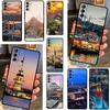 Турция Стамбул Пейзаж Чехол для телефона Samsung Galaxy S23 S22 Ultra Plus S8 S9 S10 Plus Note 10 20 S21 FE S20 FE Чехол