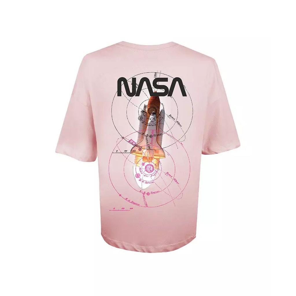 NASA Womens/Ladies Rocket Oversized T-Shirt