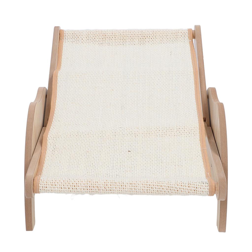 Cat Hammock Bed Adjustable Foldable Cat Beach Chair Slip Resistant Wooden Dog Bed Universal for