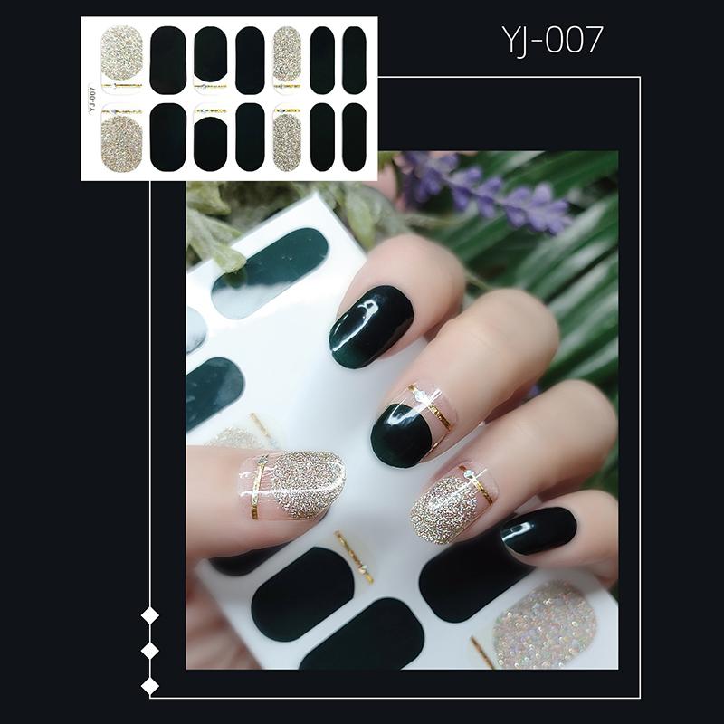 1шт наклейки для дизайна ногтей самоклеящиеся обертывания для ногтей полное покрытие наклейка маникюр