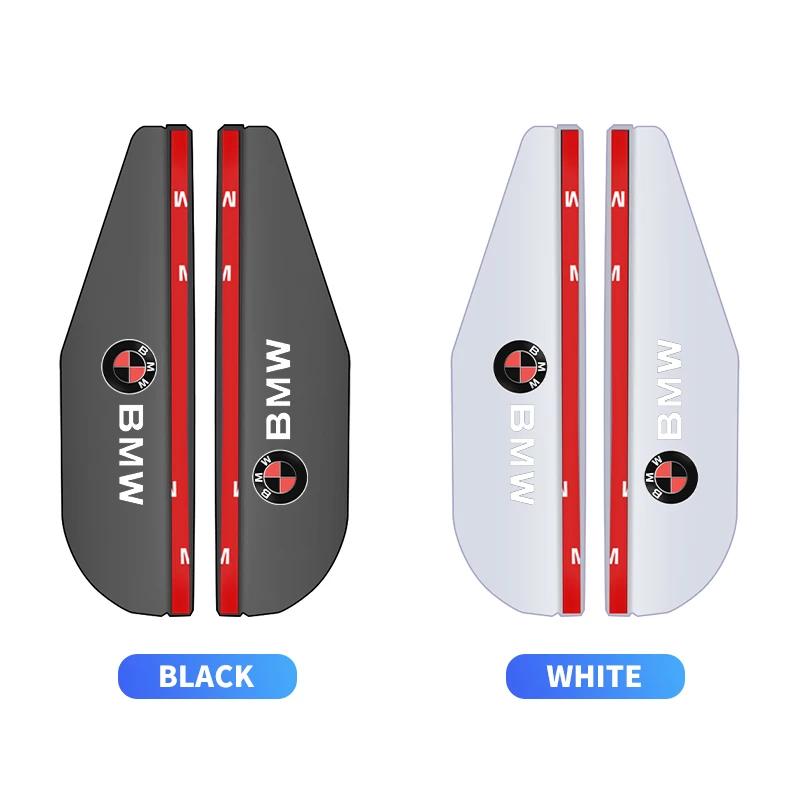 2Pcs Car Rearview Rain Eyebrow Transparent Stickers 50 Anniversary For BMW E36 E60 E90 X2 X1 X3 X5 E46 E39 E70 M3 M5 M6 50 JAHRE