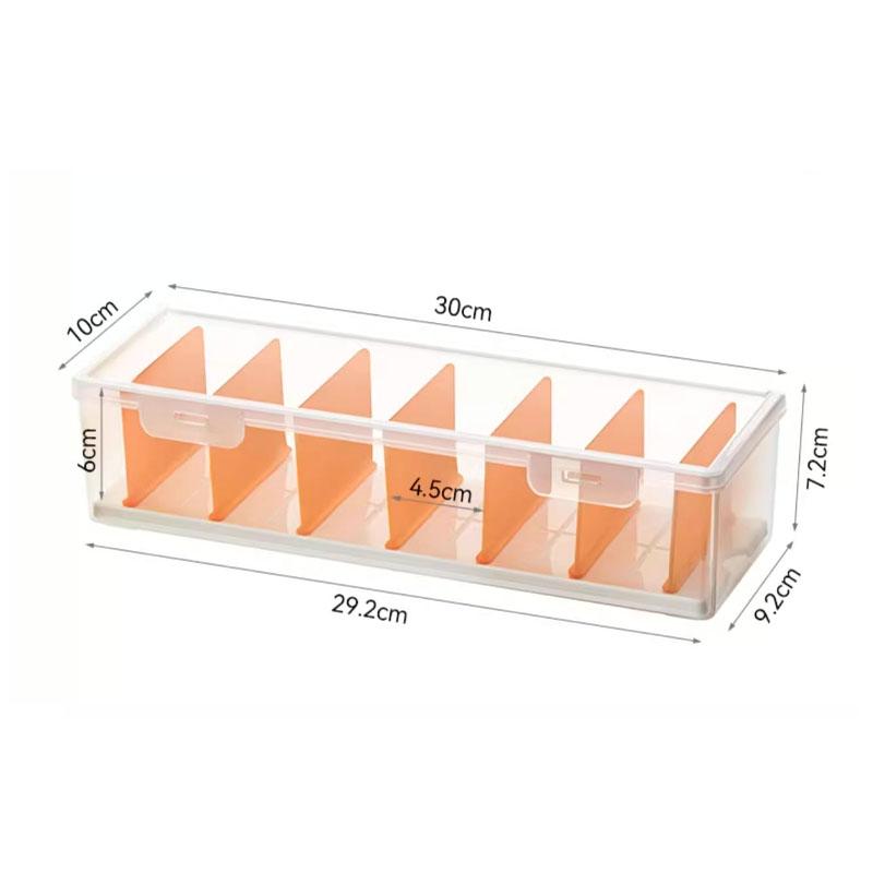 Прозрачный пластиковый ящик-органайзер с отделениями вмещает 550+ игровых карт, коробка для хранения с регулируемым разделителем для карт