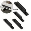 4pcs Wooden Door Window Handle Aluminum Alloy Balcony Glass Move Self-adhesive Surface Mounted Small Handle and Pull Knob Alloy Push