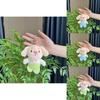 Adorable Piglet Plush Keychain With Soft Short Plush And Cute Cartoon Design In Green Blue Pink