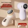 Rechargeable Digital Lint Remover with Display - Portable Fabric Shaver for Clothing