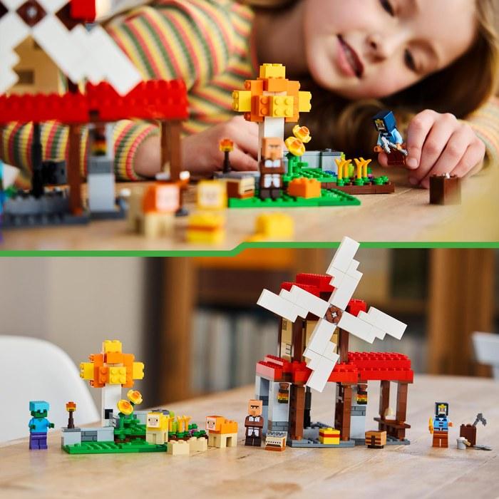 LEGO Minecraft Windmill Farm 21262 (Ages 8+) Multicolor.