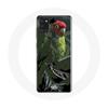 Samsung Galaxy A21S Case Pionus Parrot Red Green