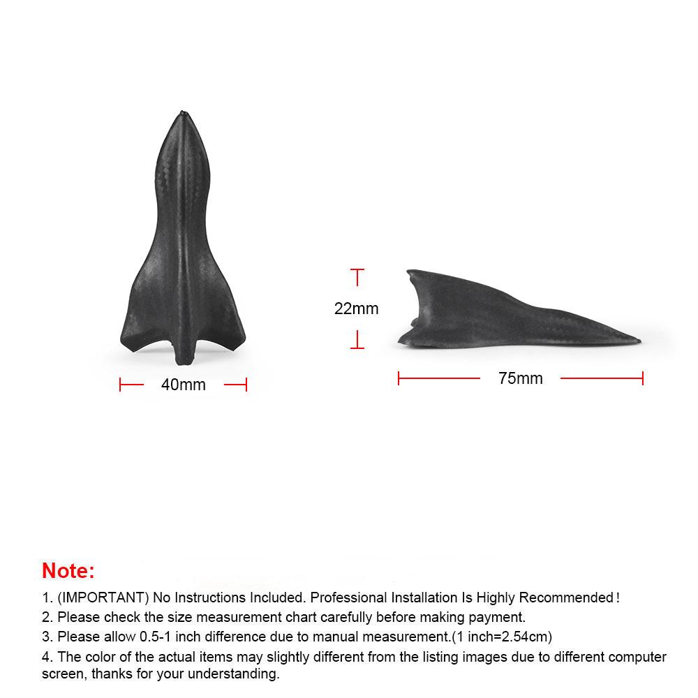 10 шт. универсальный задний спойлер с плавниками акулы на крышу, комплект крыльев, спойлер на крышу автомобиля, бампер, спойлер, плавник акулы, диффузор, вихревой генератор