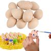 Деревянное имитированное яйцо Креативное DIY Граффити Раскрашенные Деревянные Пасхальные Яйца Реалистичное Пасхальное Украшение Для Праздничного Домашнего Декора