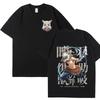 Anime Shirt Summer Fashion Men's T-shirt Funny Shirt Gym Beast Oversized Casual Round Neck Short Sleeve Cotton T-shirt Men's Top