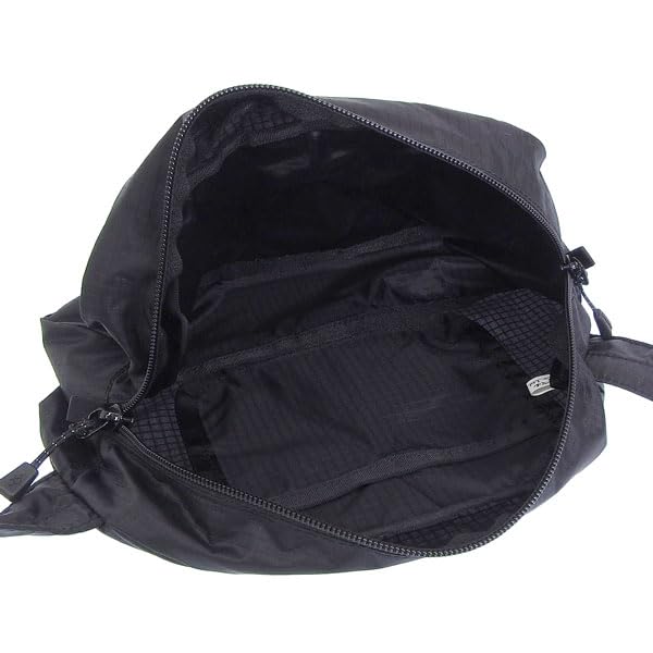 Сумка через плечо, сумка для тела, нейлоновая карманная легкая сумка M 1123986 [Montbell] Мужская женская (черный (BK))