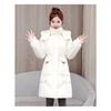 Winter New Cotton-padded Clothes Women's Casual Medium and Long Waist Thickened Warm Cotton Jacket