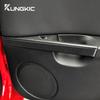 Наклейка из настоящего мягкого углеволокна для Seat Leon 2005 2006 2007 2008 2009 2010 2011 2012 LHD RHD Аксессуары для внутренней дверной панели автомобиля
