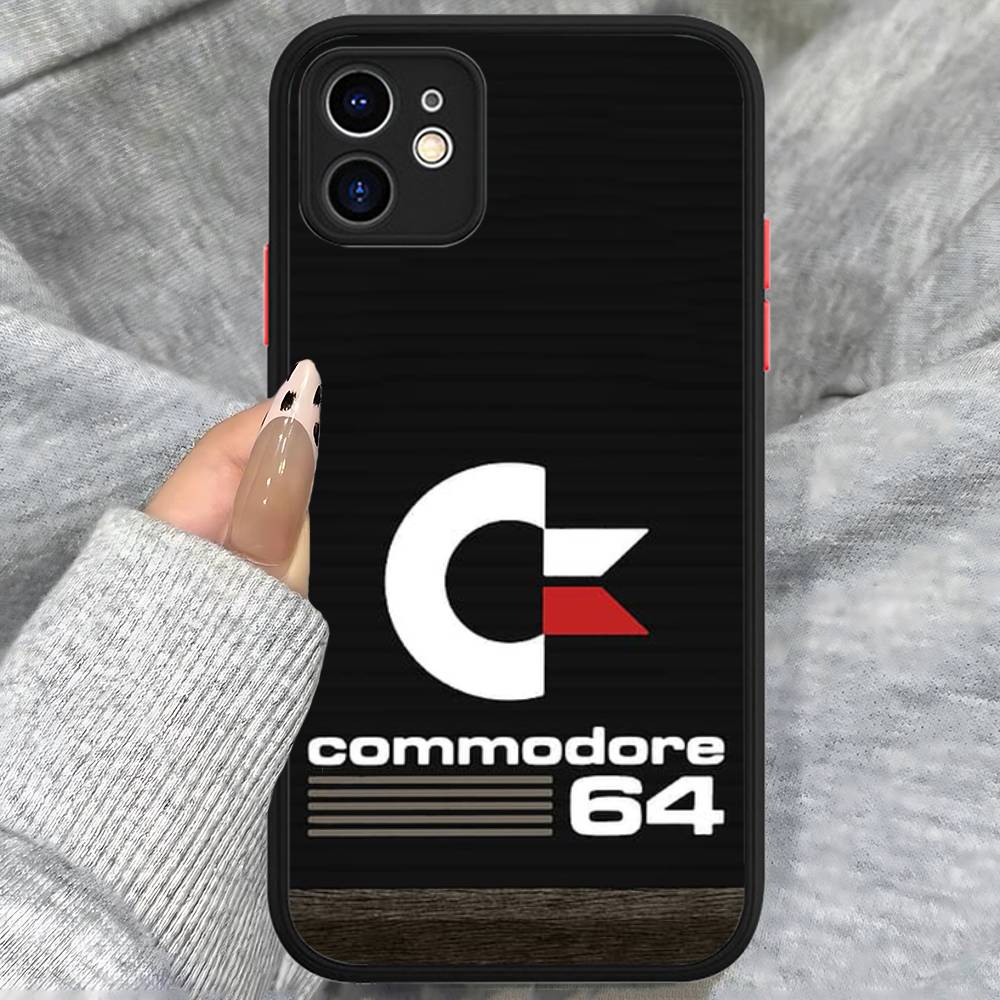 C-Commodore 64 For IPhone 16 15 14 Plus 13 12 11 Pro Max X XS MAX Translucent Matte Shockproof Cover