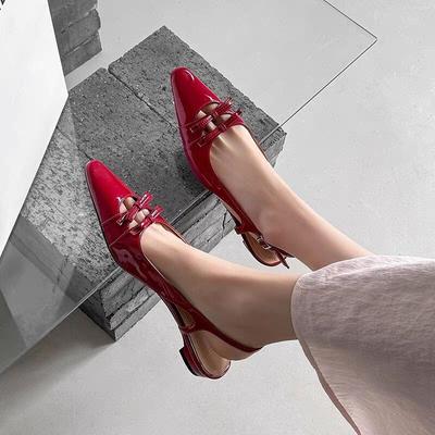 Модные женские сандалии с острым носком, балетки, лоферы, неглубокая модная обувь, летнее платье, женская обувь 2025, новый тренд, Лолита Мухер Сапатос