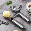 Stainless Steel Dual-purpose Ice Cream Scoop Ice Cream Scooper Multifunctional Fruit Scoop Kitchen Supplies