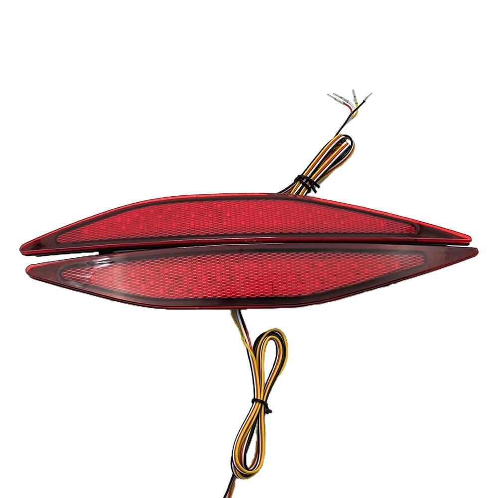 Для Golf 7 2013-2015 Задний бампер Отражатель Предупреждающий тормозной фонарь Поворотный противотуманный фонарь, указатель поворота с обычным стоп-сигналом DRL