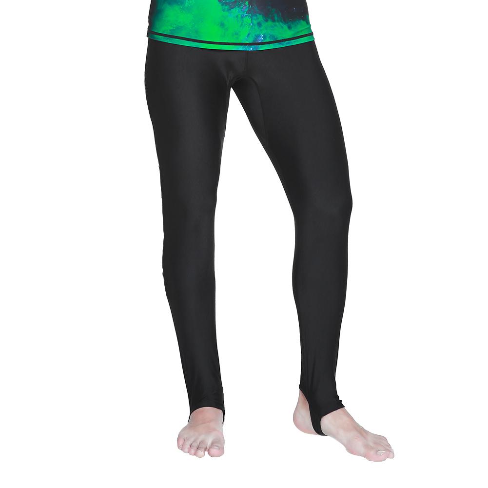 Продолжайте нырять Удобные плавки для взрослых Длинные штаны для дайвинга с ремешком для ног(L)