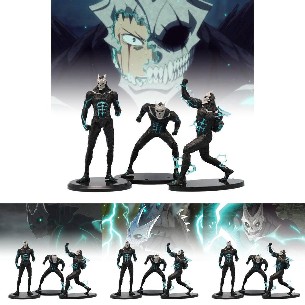 Stunning Monster 8 Collectible Figure Striking Kaifuka Character In Dynamic Poses Pvc Model