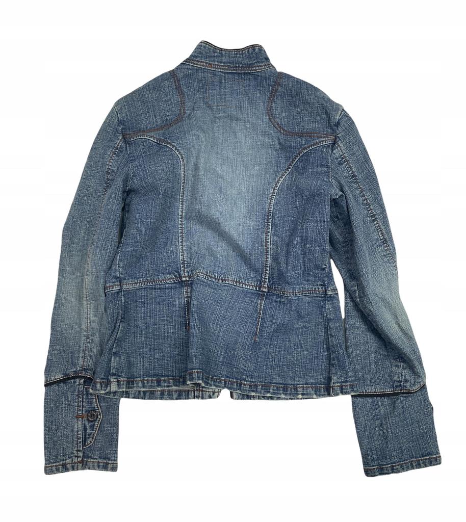 Синяя женская джинсовая куртка PETER GOLDING M - Б/у