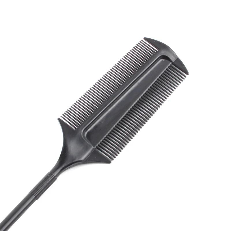 Dye Side Hairdressing Double Professional Comb With Nylon Hair Drying Brush Tinting Combs Hair Color Brush Hair Styling Tools