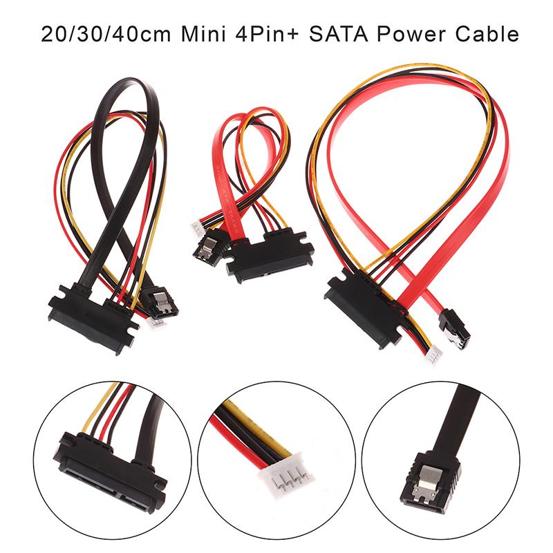 Mini 4P+ Sata Power Supply Cable 15P+7P To Ph2.0 Hhd Optical Drive Data Cable