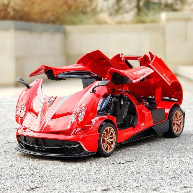 Pagani Huayra Dinastia Supercar Simulation Diecast & Toy Vehicles Sounds & Light Pull Back Car 1:Модель коллекции 32 сплава