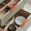 Aluminum Zinc Zinc Alloy nvisible Cabinet Handles Arc Design Cabinet Arc Design  Kitchen Cabinet