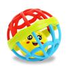 Baby Hand Holding The Bell Ball Infant Teaching Aids Rattles Soft Rubber Ball Bell Ball Baby Toys