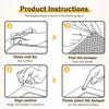 100pcs  Adhesive Rubber Feet Silicone, Slam Stopper Non Slip Furniture Pads Wall Protector for Cutting Board, Drawers,  Cabinet