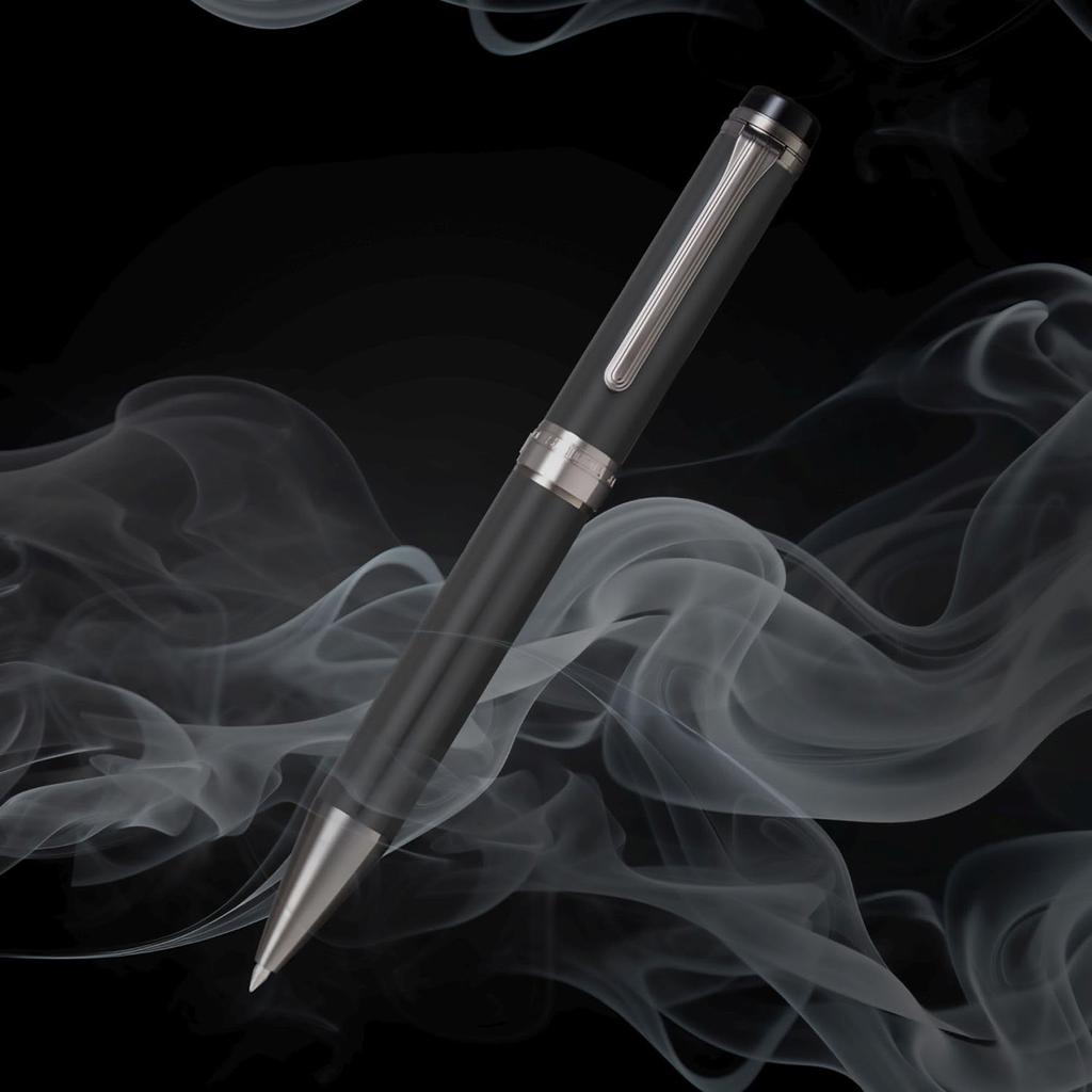 SAILOR Ballpoint Pen CYLINT Matte Black Stainless Steel 0.7mm 15-3507-220