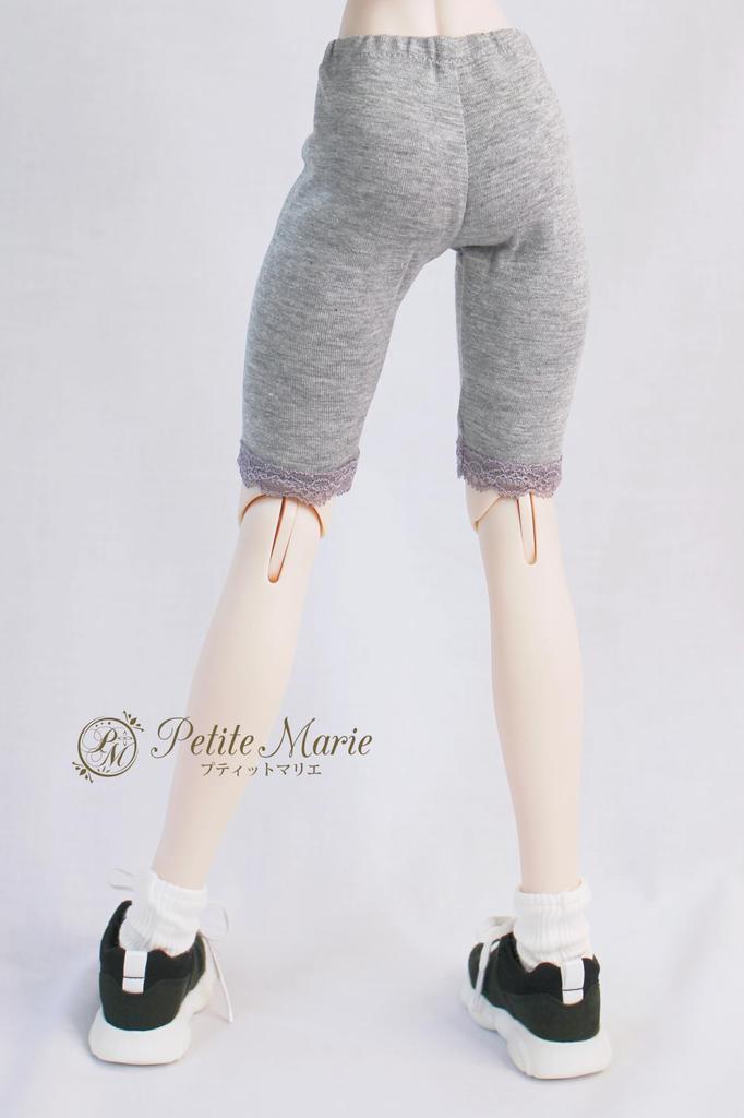Леггинсы Petite Marie DD длиной до щиколотки для куклы BJD 60 см, подходят для куклы BJD 60 см, Petite Marie 1/3 3/4, кружево, серый, куклы, одежда, куклы, одежда,