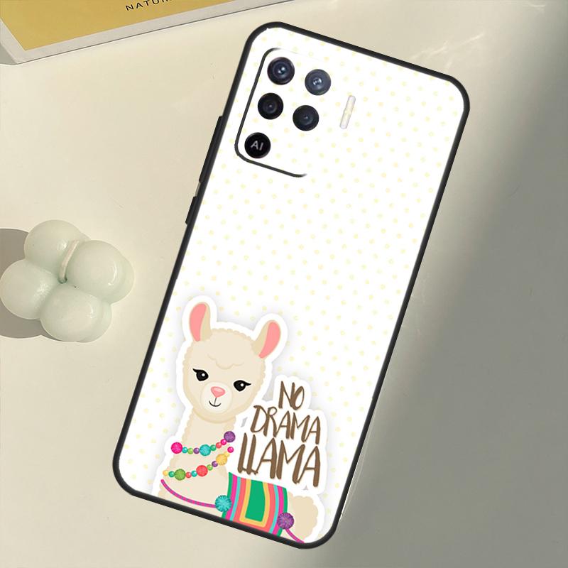 Чехол Lama Llama Alpacas для OPPO A74 A94 A54 A1K A15 A16 A52 A72 A83 A91 A93 A53S A5 A9 A31 A53 2020, чехол