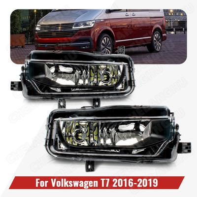 Автомобильная фара для VW Transporter Multivan Caravelle T6 T7 2016 2017 2018 Стайлинг автомобиля Передний бампер Противотуманная фара Противотуманный свет с лампами