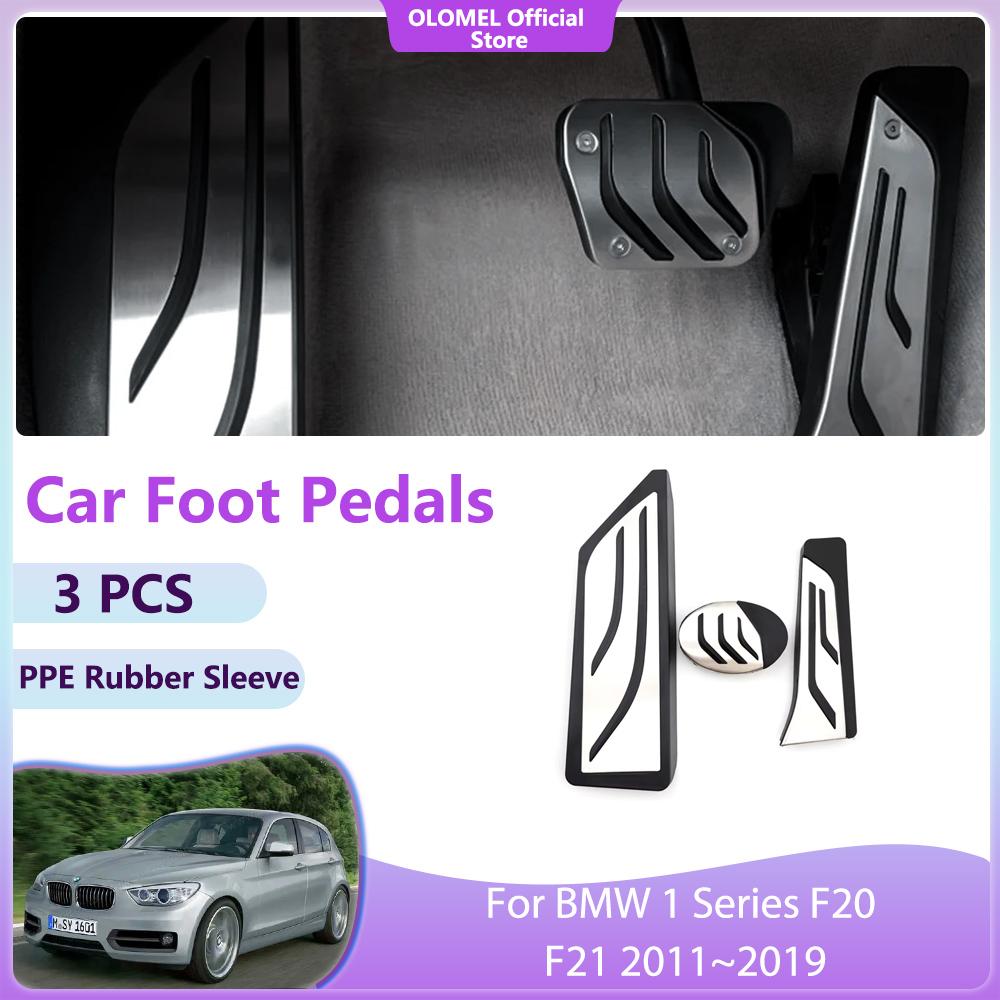 Для BMW 1 серии F40 118i 116d 118d 2020~2024 Аксессуары для педалей Нескользящие Не требующие сверления Накладки из сплава Детали Педаль газа Педаль тормоза