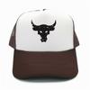 Dwayne Johnson Brahma Bull Tattoo Trucker Cap Unisex Baseball Caps Cool Summer Mesh Net Dwayne Johnson Hat Snapback Hats MZ