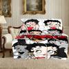Betty Boop Pattern Blanket, Cozy Blanket for All-Season Comfort on Sofas, Beds, Office, Car, Camping and Travel