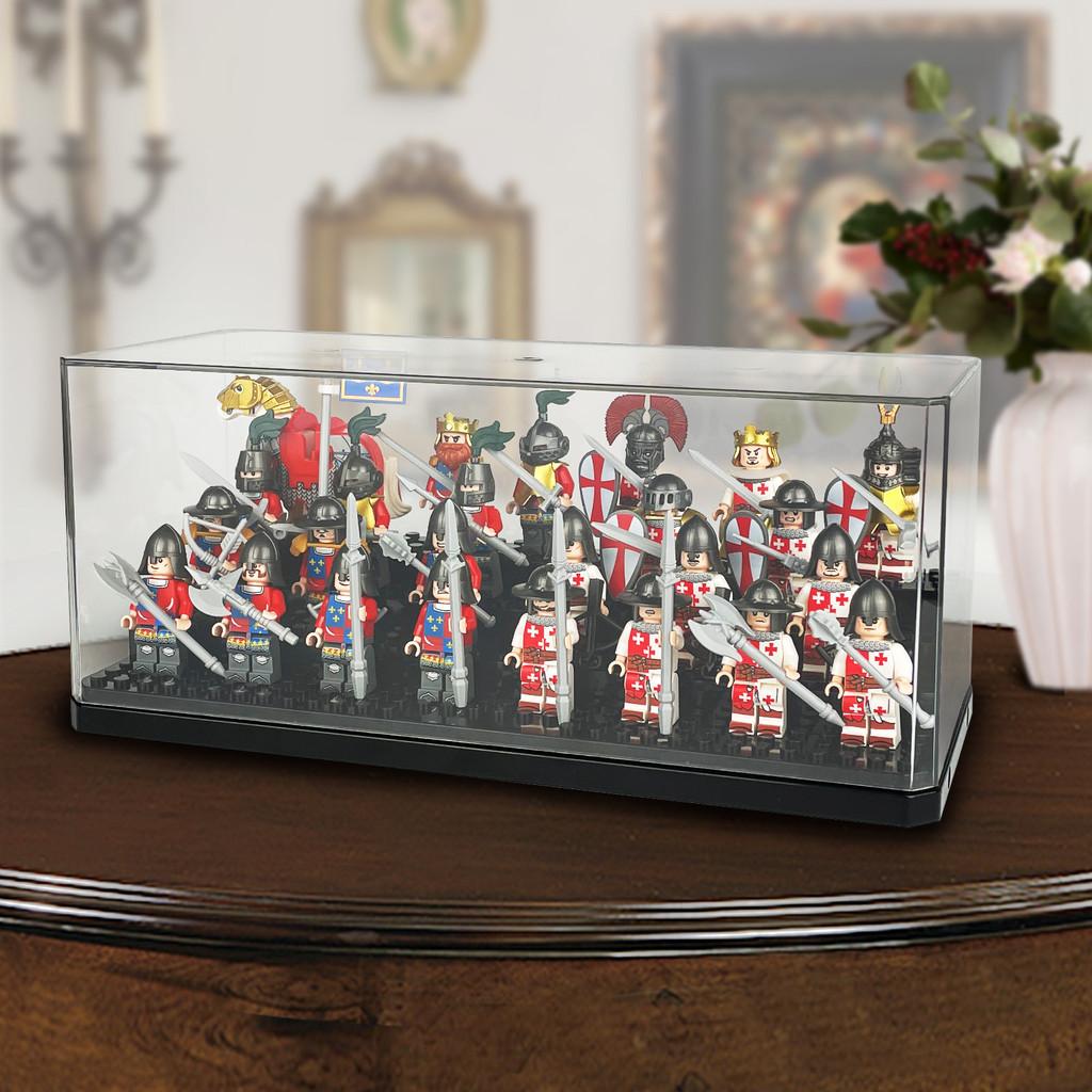 Витрина для конструктора с акриловой прозрачной пылезащитной крышкой для хранения и проектов «сделай сам»