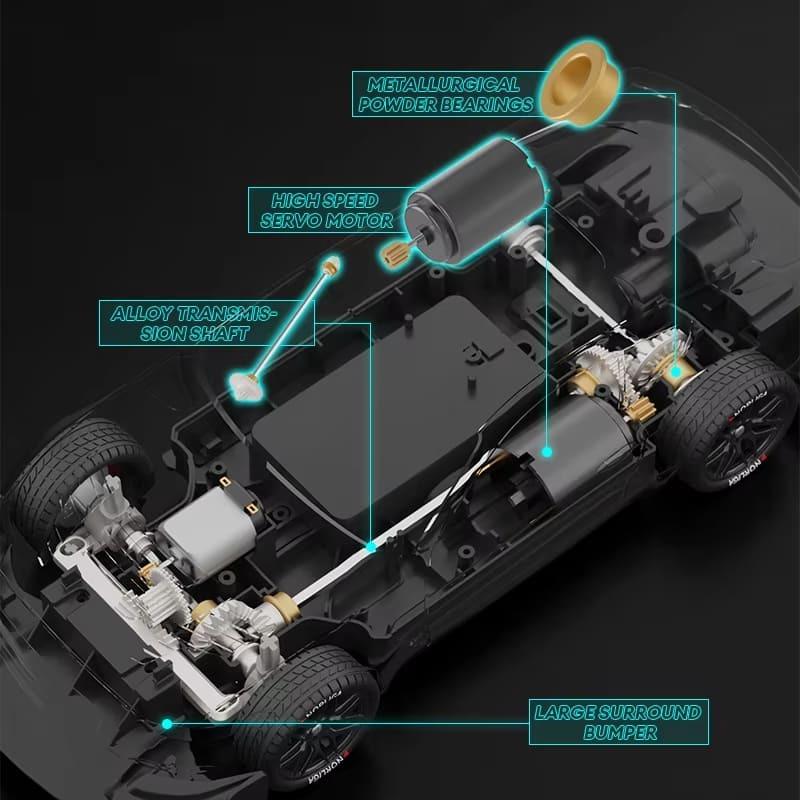 Новый 2.4G автоматический частотный пульт дистанционного управления автомобиль перезаряжаемый гоночный дрифт электрический граффити пульт дистанционного управления автомобиль мальчик подарок на день рождения детская игрушка