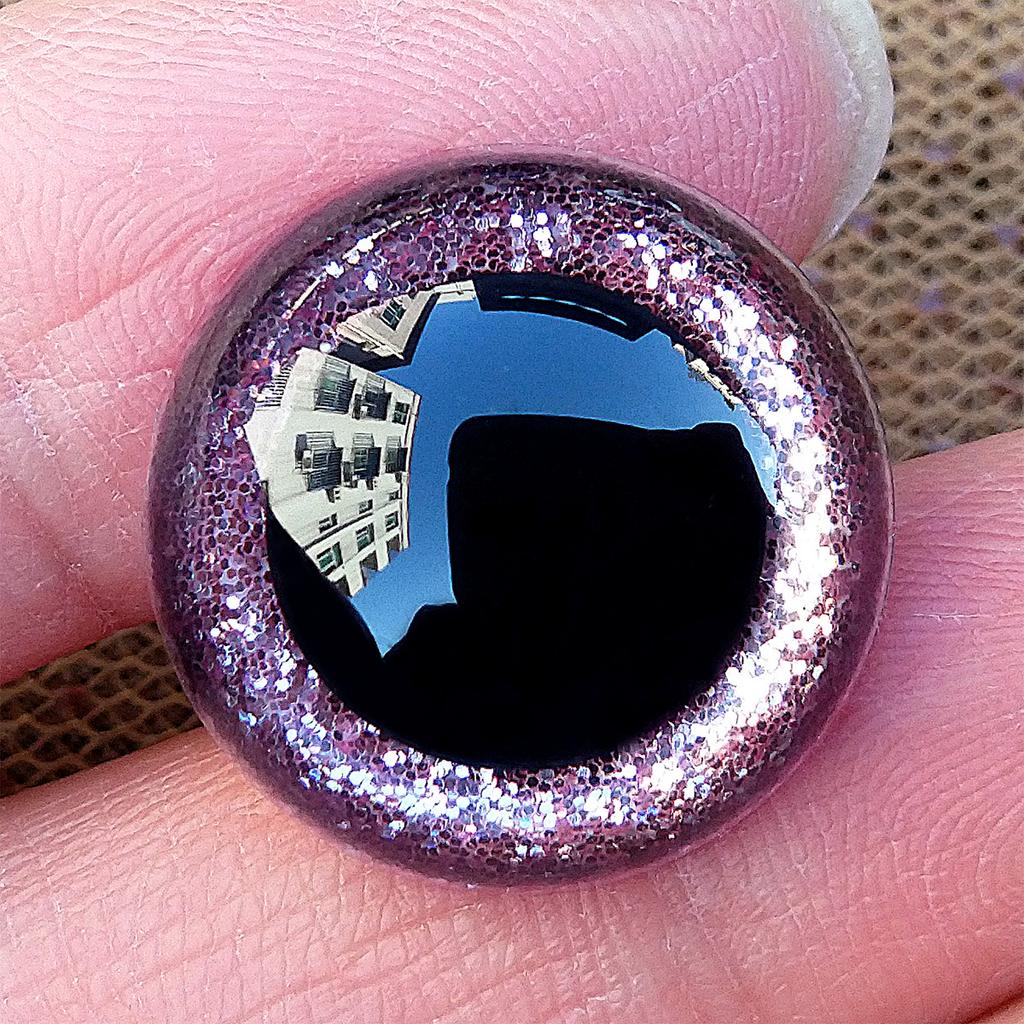 10 пар 3D пластиковых безопасных глаз с блестками для вязаных игрушек, больших амигуруми, поделок, плюшевых кукол для вязания, 9/10/12/14/16/18/20/24 мм