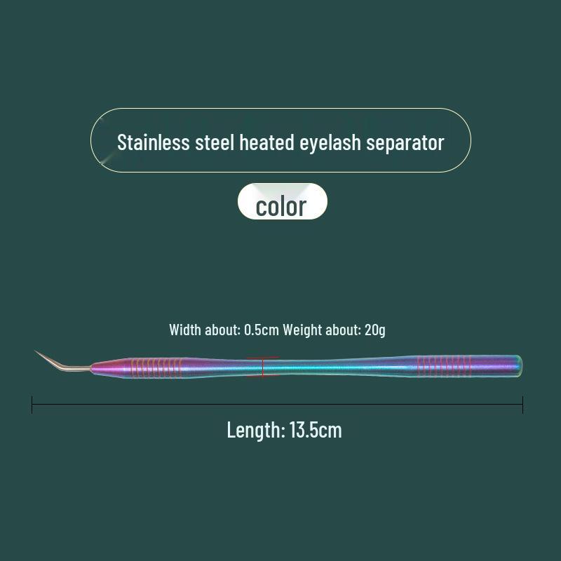 Двусторонняя нержавеющая сталь Инструмент для ресниц и бровей: Расчесывайте, завивайте и придавайте форму с точностью