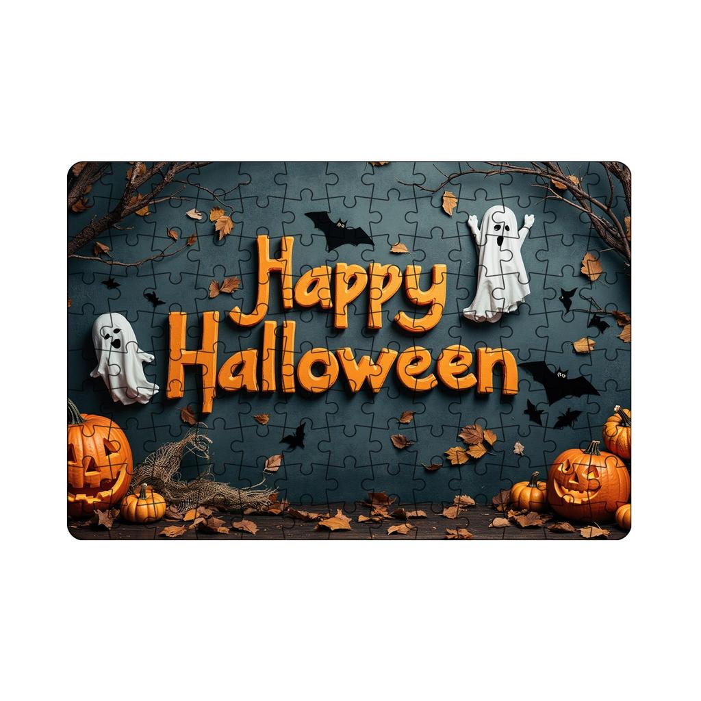 Пазл на Хэллоуин – Пазл для семейных посиделок для украшения дома и досуга