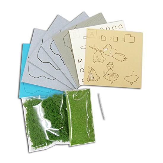 Sankei Studio Ghibli Мини Служба доставки Доставка Бумажная модель Кики Немасштабный MP07-08